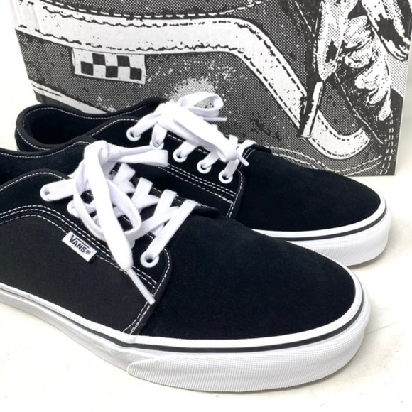 VANS Skate Chukka Low Shoe Womens Casual Sneaker Black Suede Canvas VN0A4BX4Y28 - Picture 12 of 12